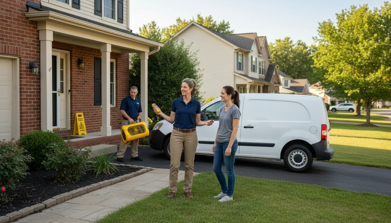 Water restoration image for Water Damage & Restoration Services in Brandsville, MO